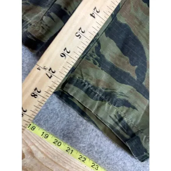 VTG 60s Tiger Stripe Camo Pants Mens 32x27 Cheif Brand True 70s Americana Rare